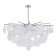 Ceiling Ceiling ST LUCE. SL1231.102.08. Vittoria. 8x60 watts, E14, 85x85x71 cm, chromium color