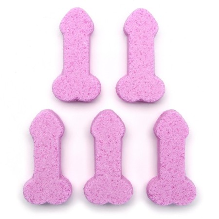 Gift set of Lady cosmetics, bath bombs 5 x 30 g, 18+, pure happiness-2