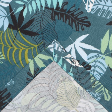 The bathroom curtain "Fern", 160 × 48 cm-6