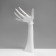 Stand for jewelry "Hand", 12 × 6 × 31.5 cm, white color