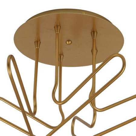 Ceiling chandelier Mantra Jazz, E27, 5x20W, 600 mm, color matte gold-3
