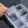 Organizer for decor, mobile cells, 8 cells, 10.6 × 6.5 × 2.3 cm, the color is transparent