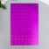 Foamiran hologram "purple" 1.8 mm set 5 sheets 20x30 cm
