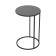 Journal table "Austin Glass", 450 × 450 × 705 mm, color Black Lacobel / Black frame