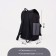 Tourist backpack, 55 liters, cord department, 4 outer pockets, ZFTS, black/gray color