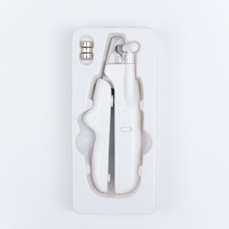 Smart animal clawers, with a file, LED flashlight and a claw container, on batteries-9