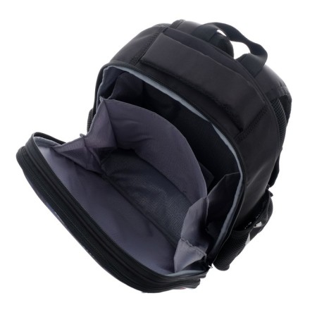 Frame backpack 38 x 29 x 16 cm, 3D effect, Hatber Ergonomic Plus, Karambit, Gray/Black NRK_71122-8