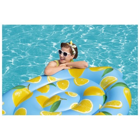 Swimming mattress "Lemon sensation", 176 x 122 cm, 43392-5