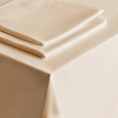 Gustav tablecloth set, size 145x145 cm, beige color