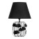 Azaria table lamp E27 40W Black 27x27x42 cm Risalux