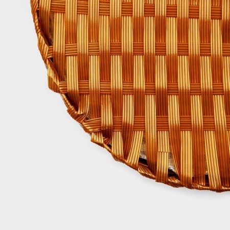 Basket for fruits and bread Dailens "Home Comple", D = 35.5 cm, chocolate color-5