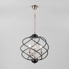 Люстра Sorrel, 3x60Вт E14, цвет чёрный