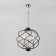 Sorrel chandelier, 3x60W E14, black color