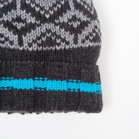 Hat for a boy, color graphite, size 52-54-1