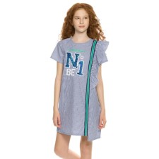 Dress for girls, height 122 cm, white color