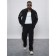 Sports suit men's, size 48, black color