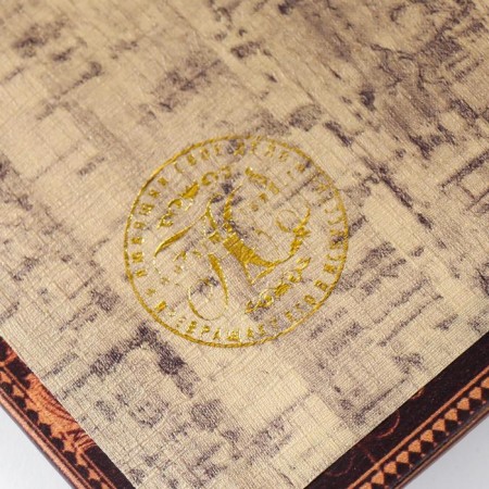 Safe-book wood, leatherette "hawks" Wild Nature "21x13x5 cm-5