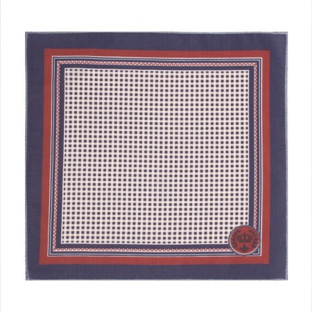 Men's nasal shawls “Ethel”, size 30x30 cm, (set 12 pcs,) print mix, 100% cotton-4