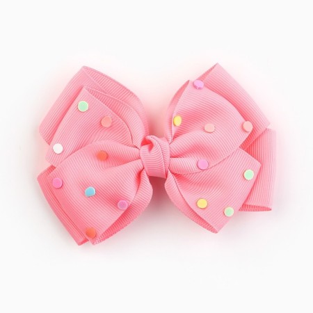 Outlet. Hair bow on a hairpin, 11.5 cm, kitty Marie-1