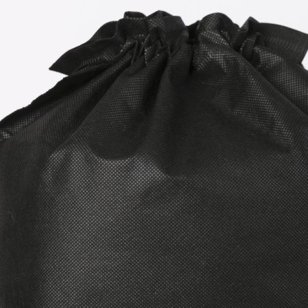 Bag for shoes on the lace, black color-2