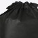 Bag for shoes on the lace, black color