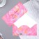 Money envelope "Happy Birthday!" pink tones, 8 x 16.3 cm
