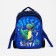 Baby backpack on lightning, 3 outer pockets, blue color