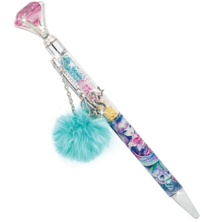 Handle Ballic Nebulous Stars Isadora, with Pompon and Crystals