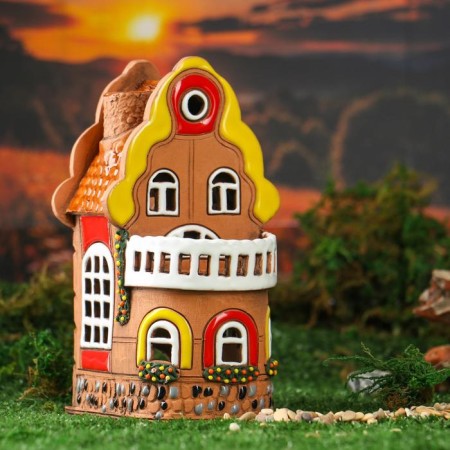 Aroma lace house "Veranda", 18 cm, handmade, mix,-5