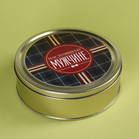 Gift set "Real Men", tea, cream-cells, nuts in chocolate-4