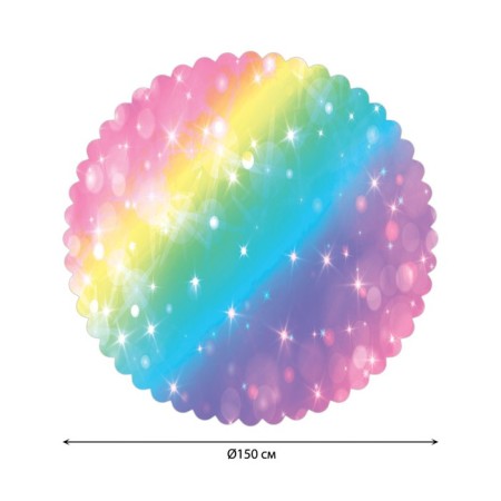 The tablecloth "Rainbow shine", round, Saten, d = 150 cm-1