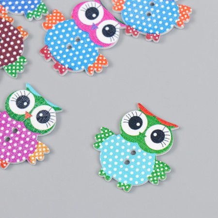 Decor for creativity tree "Owes" (set of 8 pcs) mix 3.2x3.3 cm-1