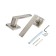 Separate handle Lockland 009 SN, color Satin nickel