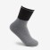 Women's socks, gray/black color, size 23-25