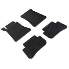 Rubber rugs ’grid’ for Mercedes-Benz C-Slass W204 4Matic, 2006-2014