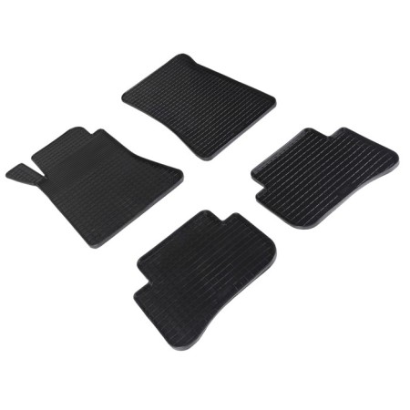 Rubber rugs ’grid’ for Mercedes-Benz C-Slass W204 4Matic, 2006-2014
