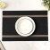 Serving napkin on the Rona table, 45 × 30 cm, black color