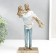 Souvenir Polystone "Lovers. I will carry you in my arms" Blue and white for bronze 26x9x16 cm