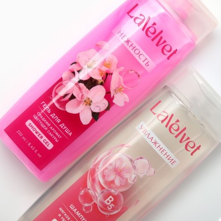Shampoo and shower gel, 2 x 250 ml, gift set of cosmetics, Lavelvet-3