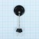 Silicone Stop Yugana "Cylinder", Size S, Black, 9 pcs.
