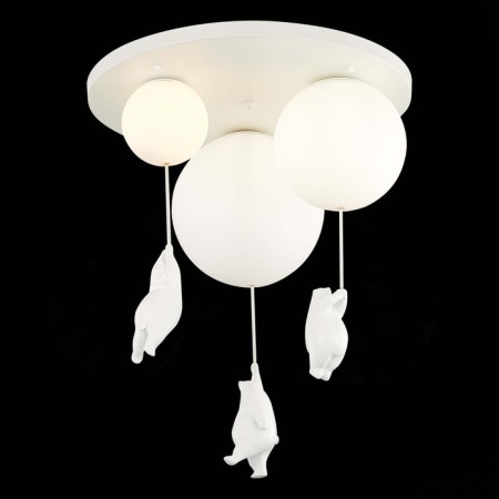 Ceiling EVOLUCE lamp. Sle115402-03. Modena. 3x160 W, E27/G9, 50x50x61 cm, white color-1