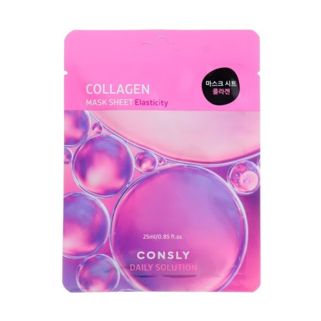 Consly tissue mask with hydrolyzed sea collagen, 25 ml