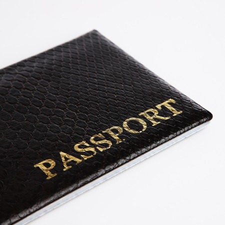 Passport cover, brown color-4