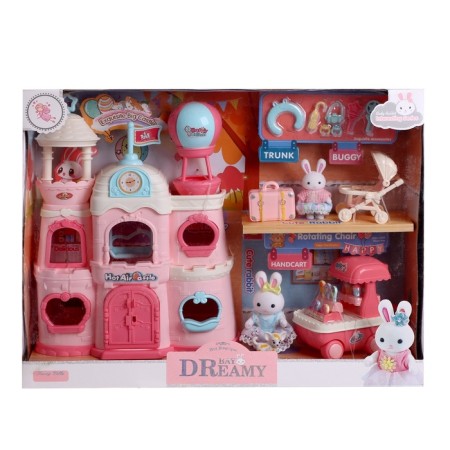House for animals "Bunny: Big Family" with a set of accessories-13