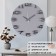 Watching clock, interior "classics", silent, d-34.5 cm, aa