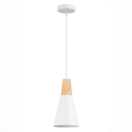 Suspension EVOLUCE. Sle125153-01. Modica. 1x40 W, E14, 14x14x25 cm, white color-1