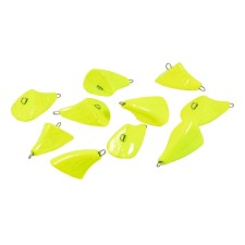 Cargo bullet-excentric stained collapsible Yaman 10 pcs., 40 g, yellow