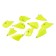 Cargo bullet-excentric stained collapsible Yaman 10 pcs., 40 g, yellow