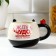 Ceramic mug “Waiting for a miracle”, 400 ml, white color