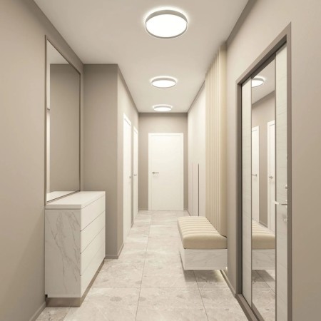 DK6510-WH PLATO, IP20, 40W, 3000-6500K, control panel, white, metal, Metal, Polyme-2